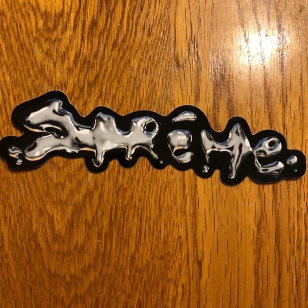 Supreme stickers come with everything you see